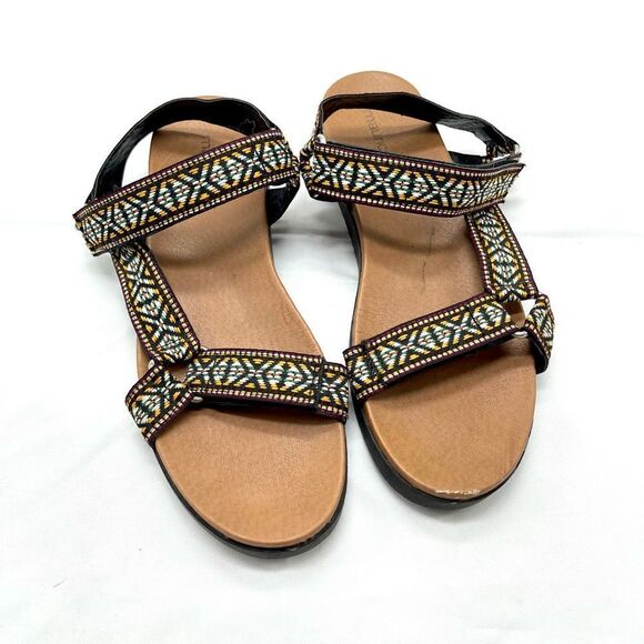 Maurices Polly Woven Strap Utility Sandals - Picture 1 of 4